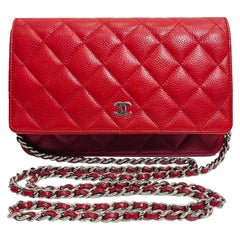 Chanel Leather Wallet On A Chain