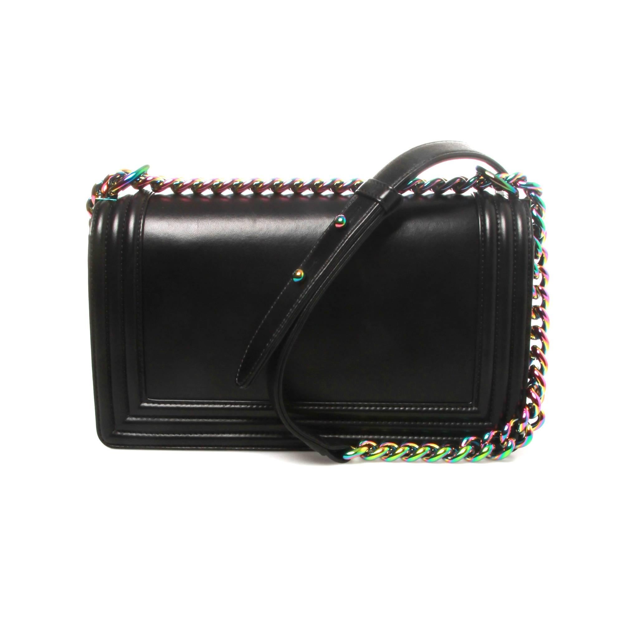 Chanel led store boy bag