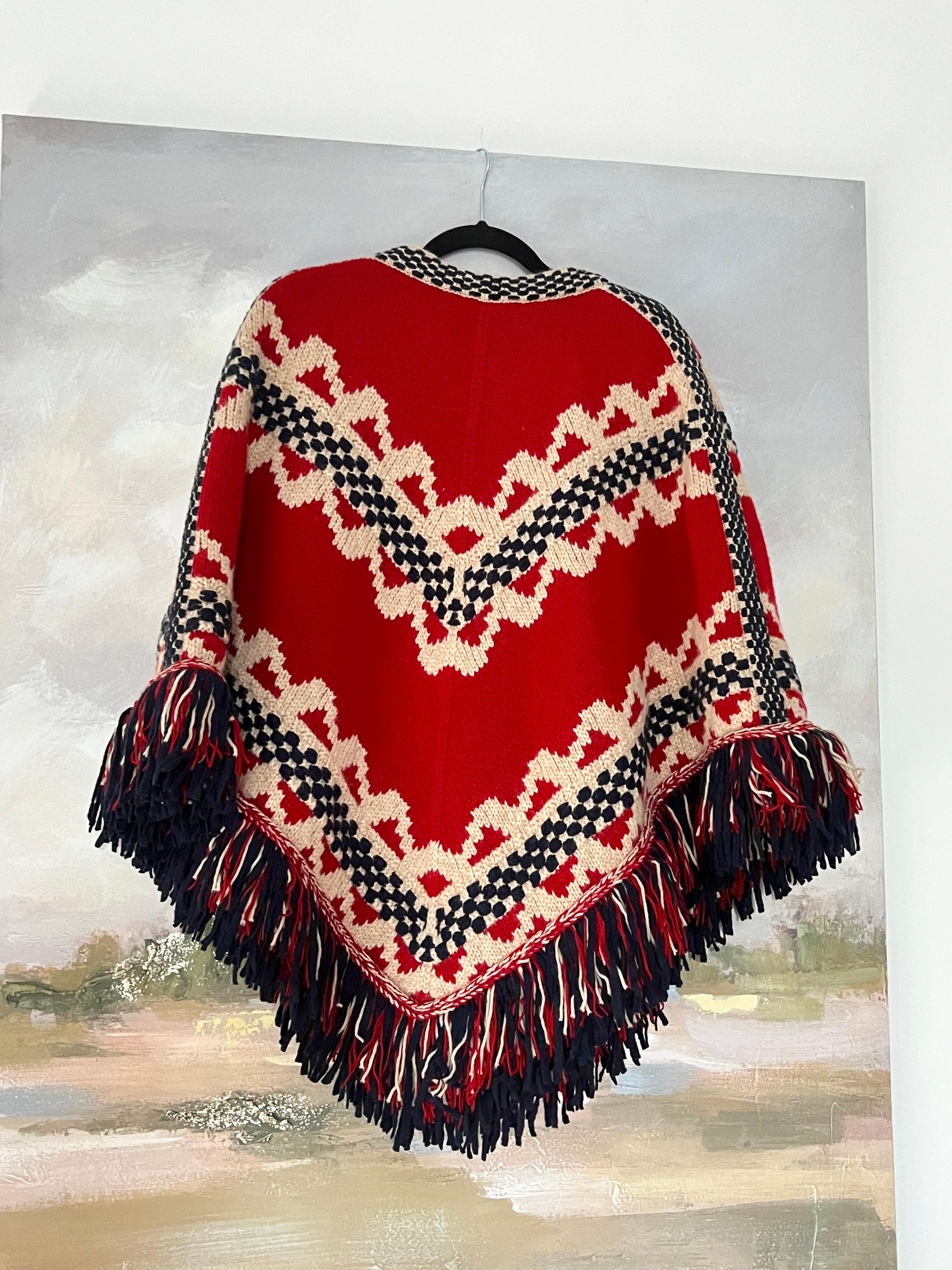Chanel Legendary Dallas Collection Runway Poncho 7