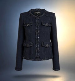 CHANEL Legendary Paris / Kuba Kleine Schwarze Jacke 34 FR