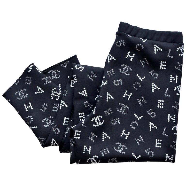 Chanel Leggings New With Tags Sold Out Size 38FR NEW With Tags at 1stDibs