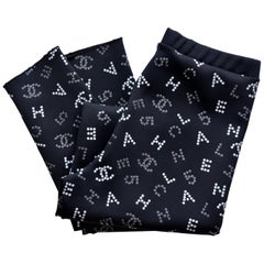 Linen leggings Chanel Black size M International in Linen - 33399078