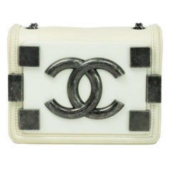 Chanel, Légo in white leather