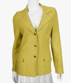Chanel Lemon Vintage Knitted Blazer, Late 1980’s – Early 1990’s
