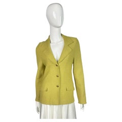 Chanel Lemon Vintage Knitted Blazer, Late 1980’s – Early 1990’s