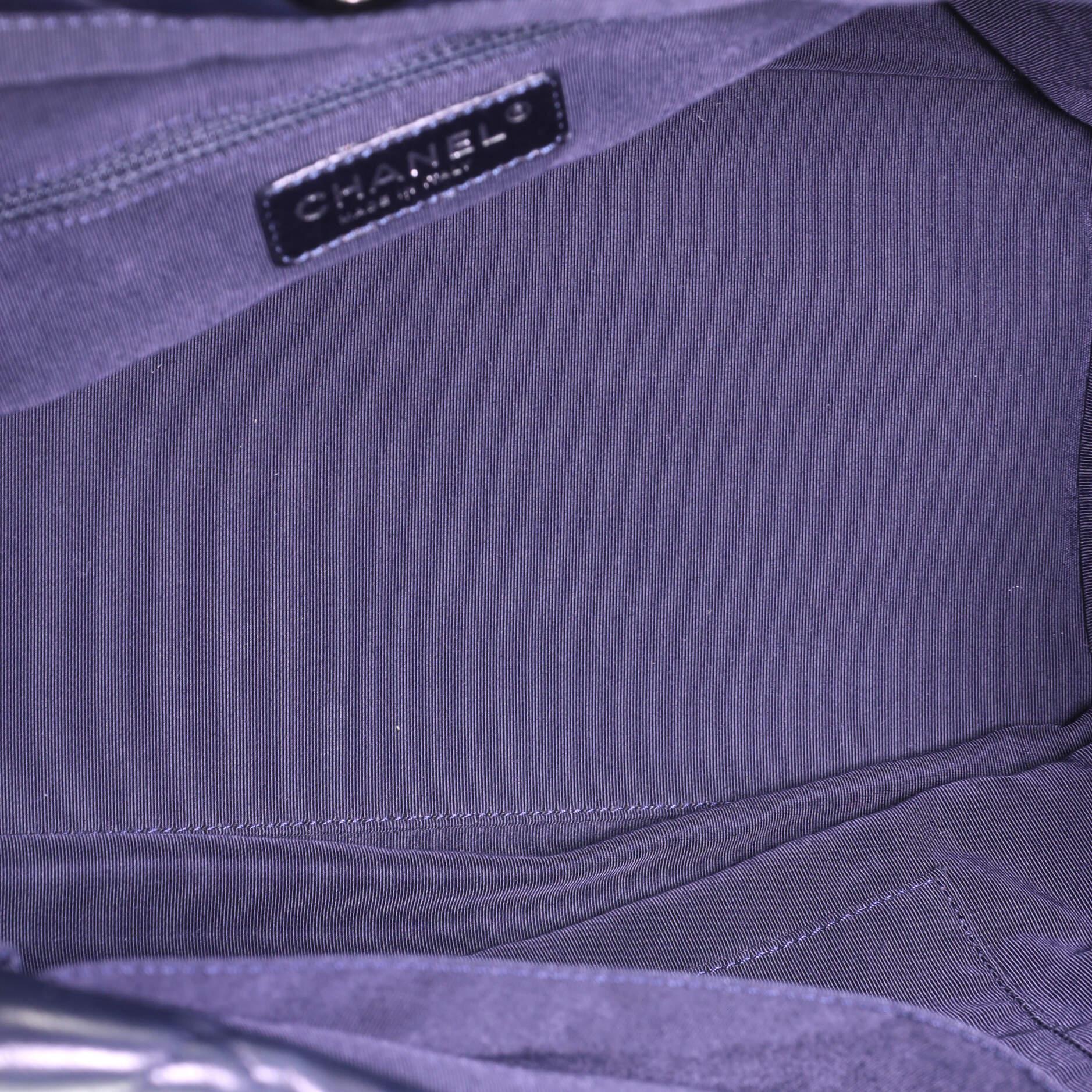 Chanel Lido Tote Quilted Lambskin with Grosgrain XL 1