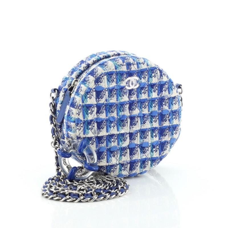 chanel round clutch with chain