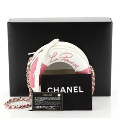 Chanel Lifesaver Round Crossbody Bag Lambskin Small