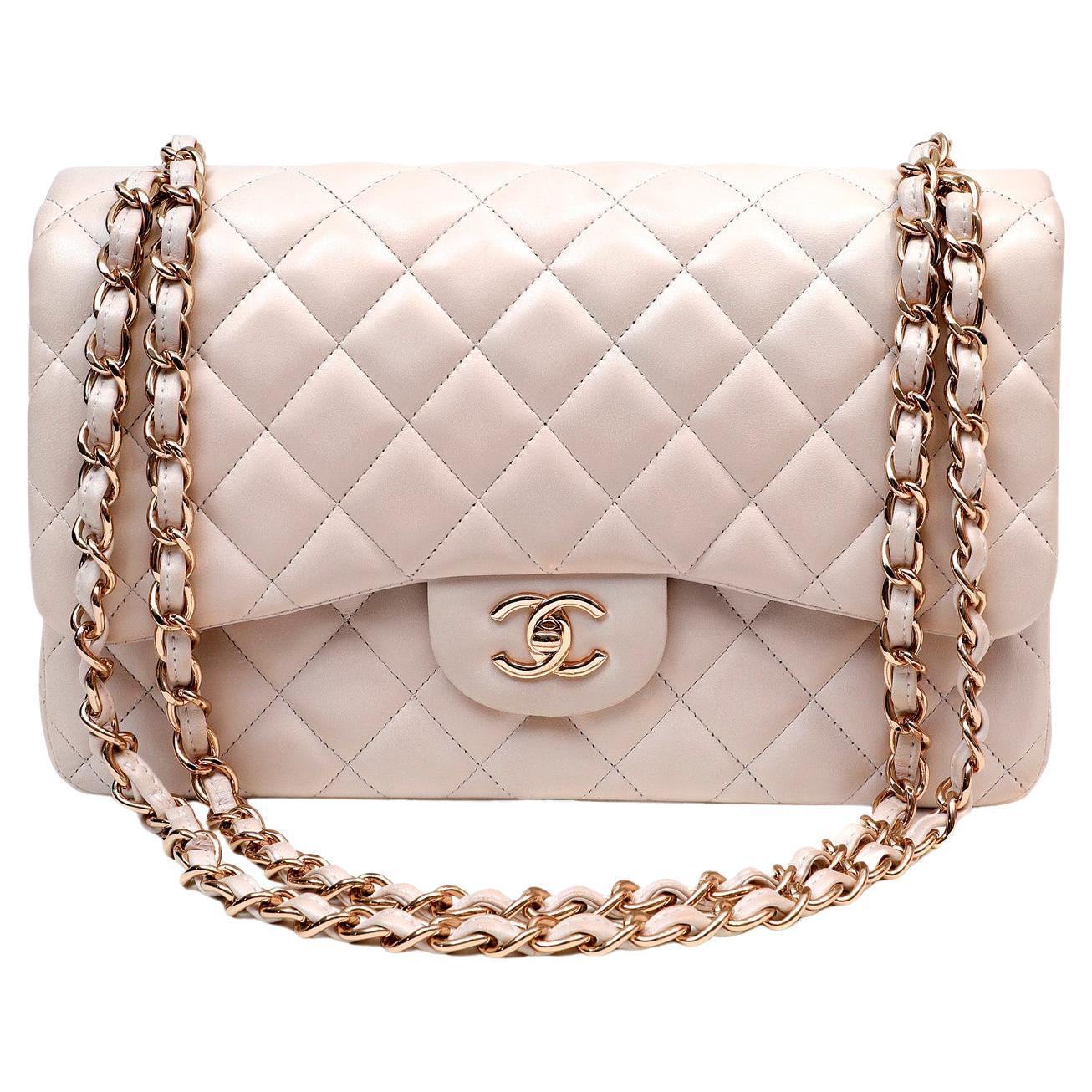 Chanel Classic Flap Rose Gold Hardware - 3 For Sale on 1stDibs