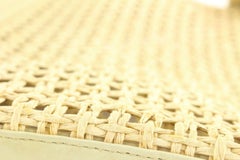 Chanel Light Beige Lambskin Raffia Wicker Basket Chain Tote with Pouch 6CK0418