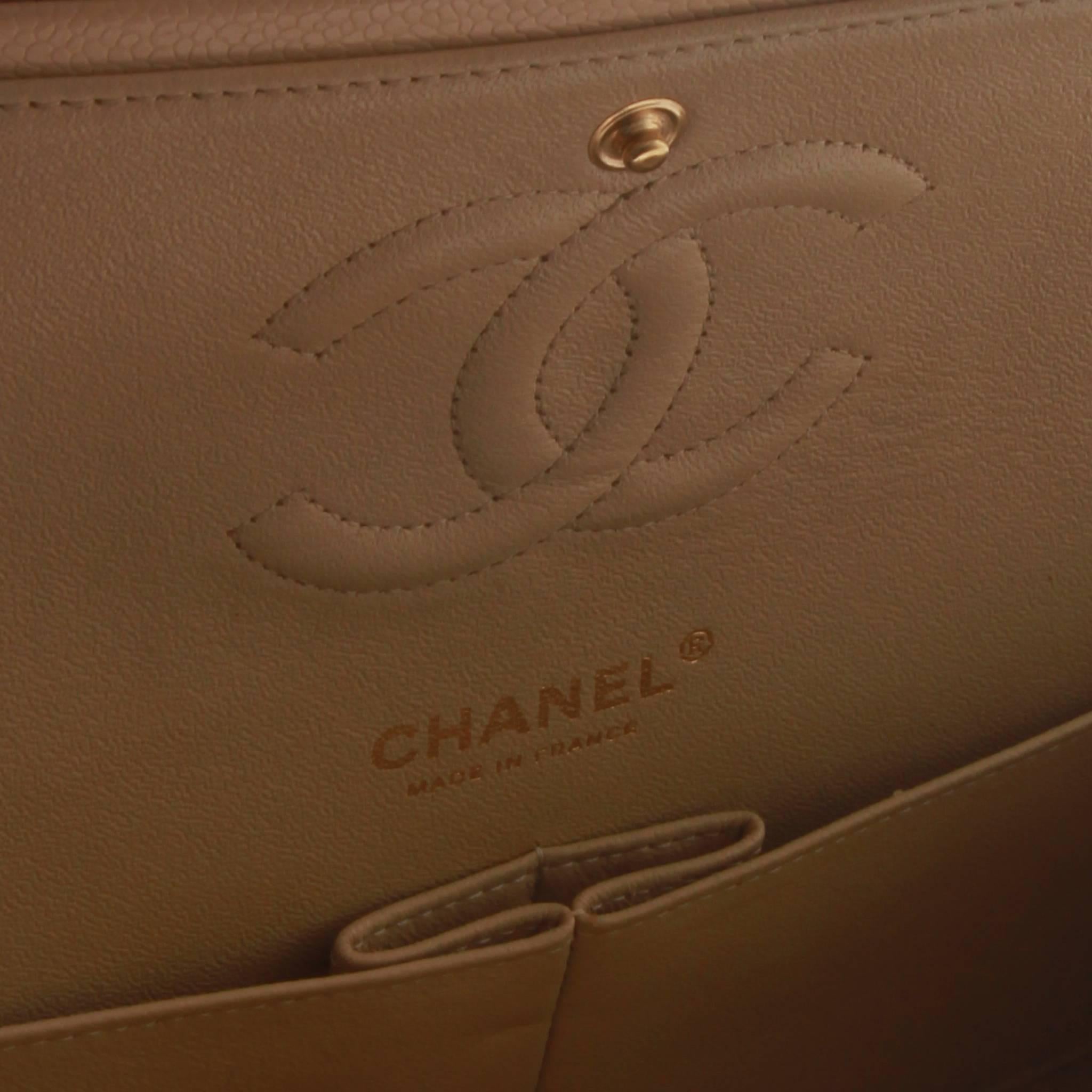 beige chanel purse