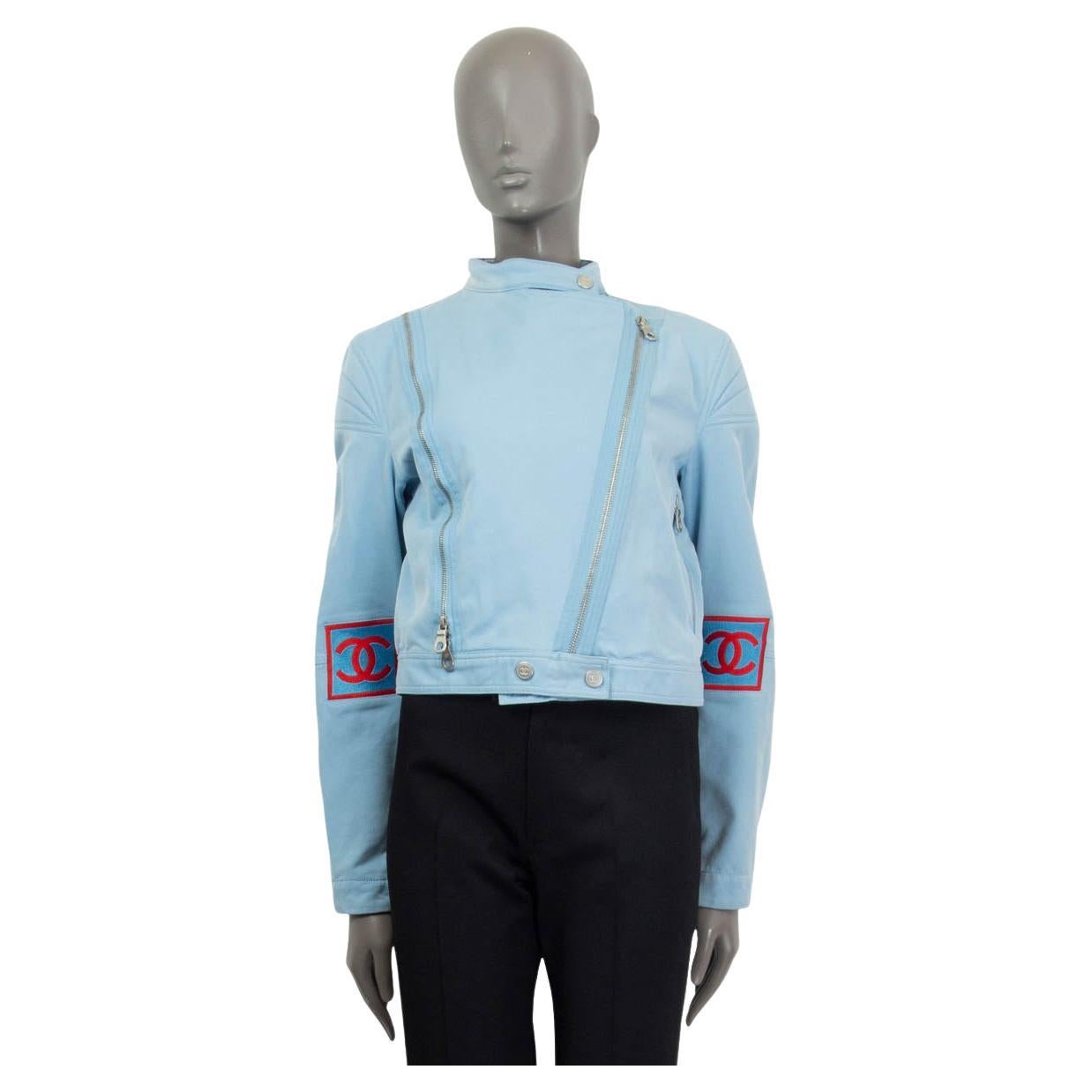 Spring 1997 Chanel Baby Blue Boucle Jacket at 1stDibs | pale blue ...