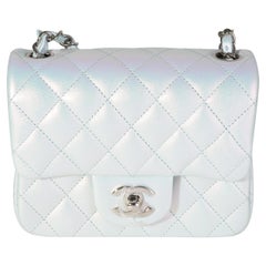 Limited Edition ! Chanel 27883356 Iridescent Crumpled Calfskin ( 3 pouches)  Multi Pouch/ Clutch - The Attic Place