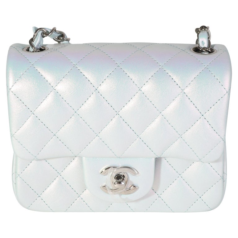 Chanel Metallic Lambskin Quilted Coco Punk Cube Bag With Chain For Sale at  1stDibs