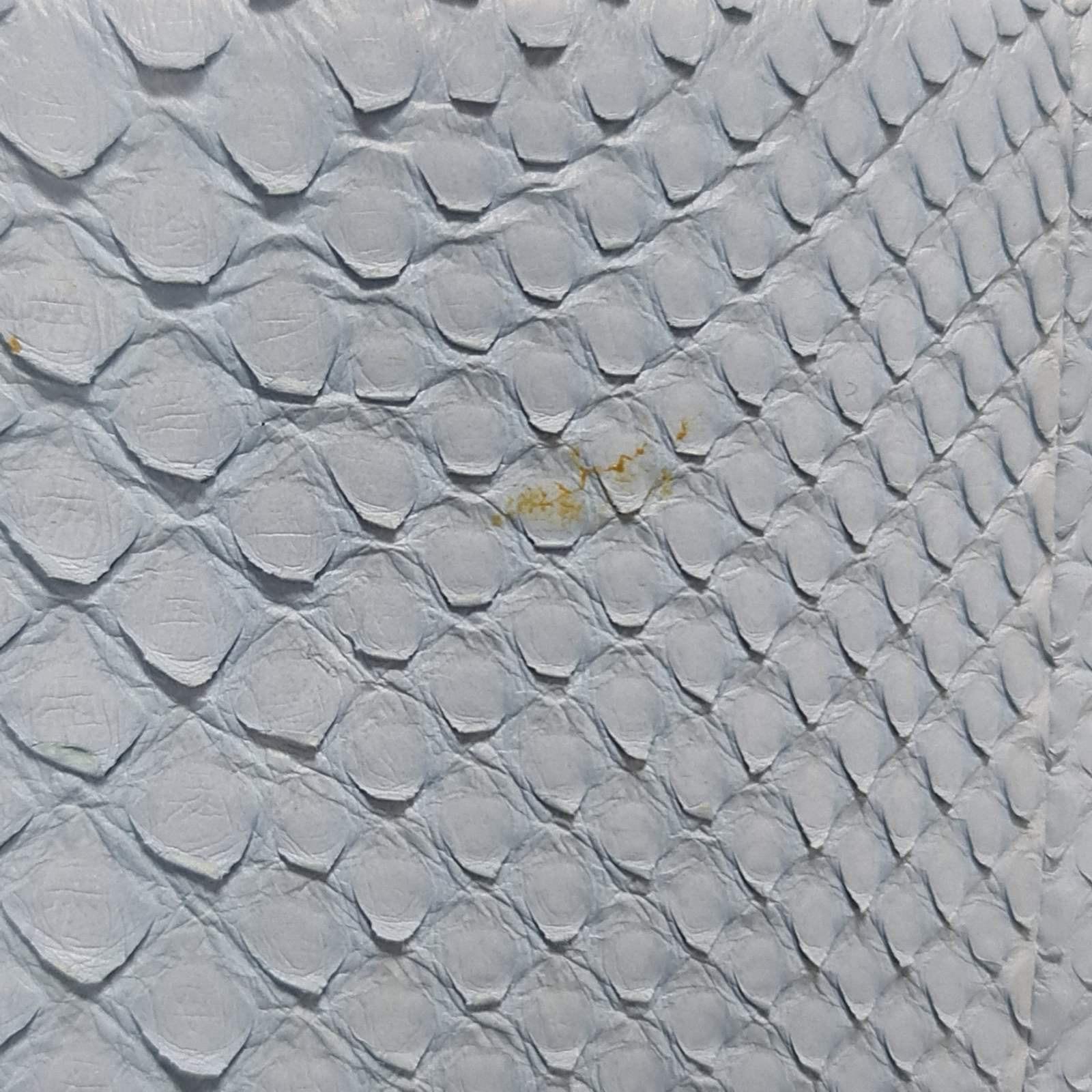 Chanel Light Blue Python Coco Handle Flap 2