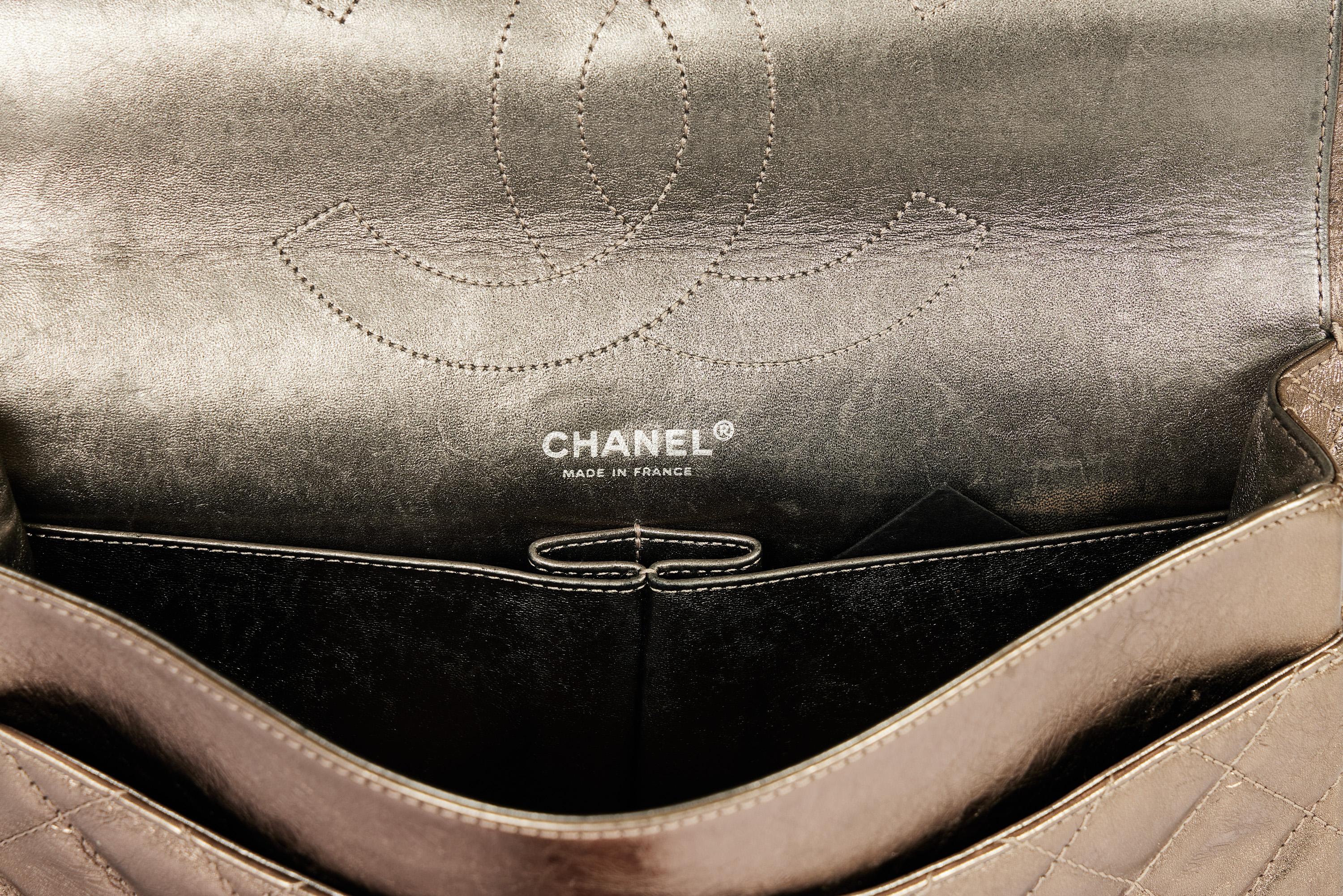 Brown Chanel Light Bronze Reissue Jumbo Flap Bag