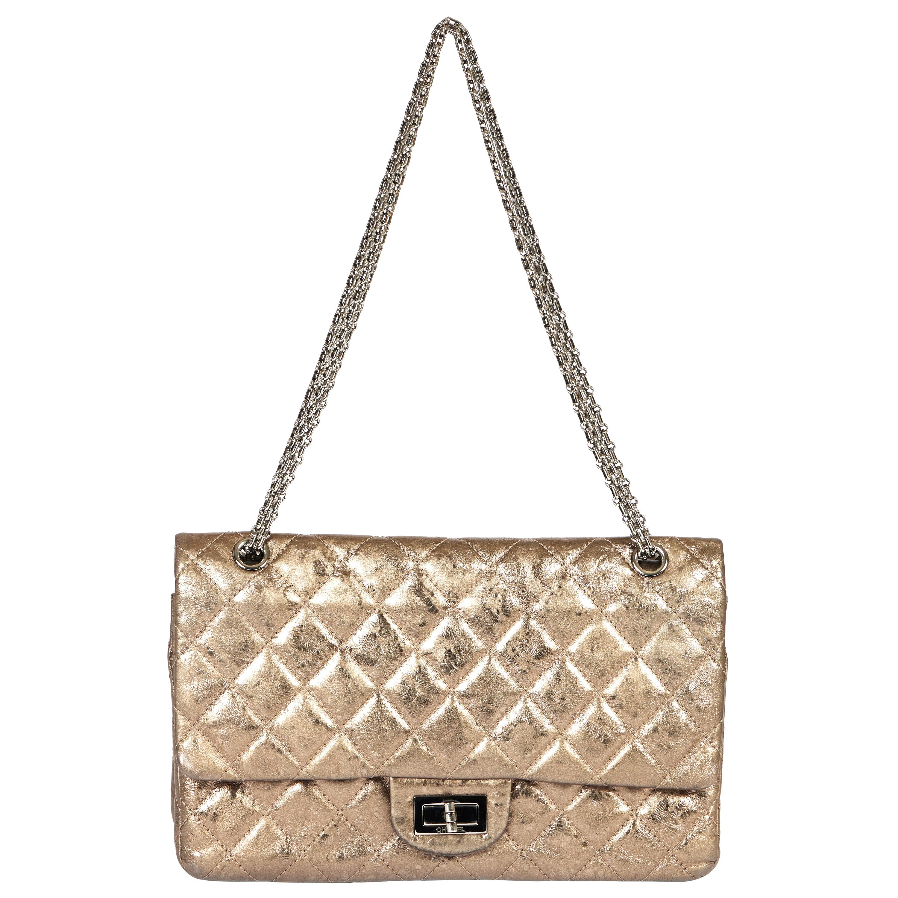 Chanel Light Bronze Reissue Jumbo Flap Bag