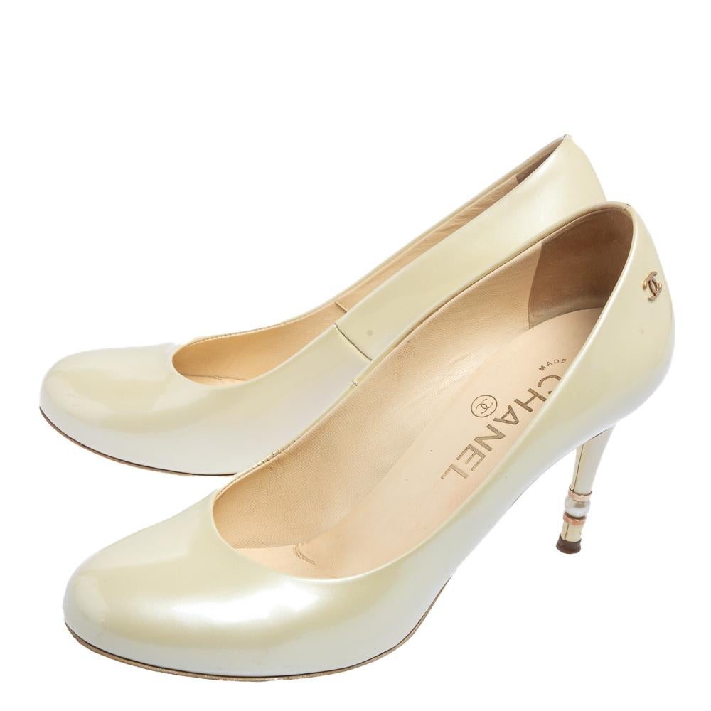 embellished heel pump