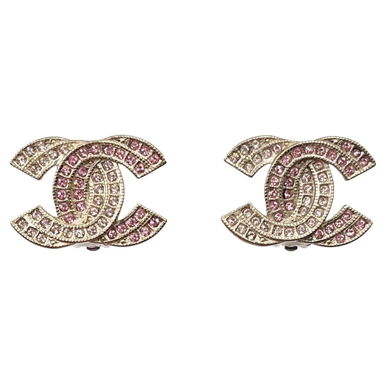 Chanel Gold Plated CC Clip On Earrings main image 0