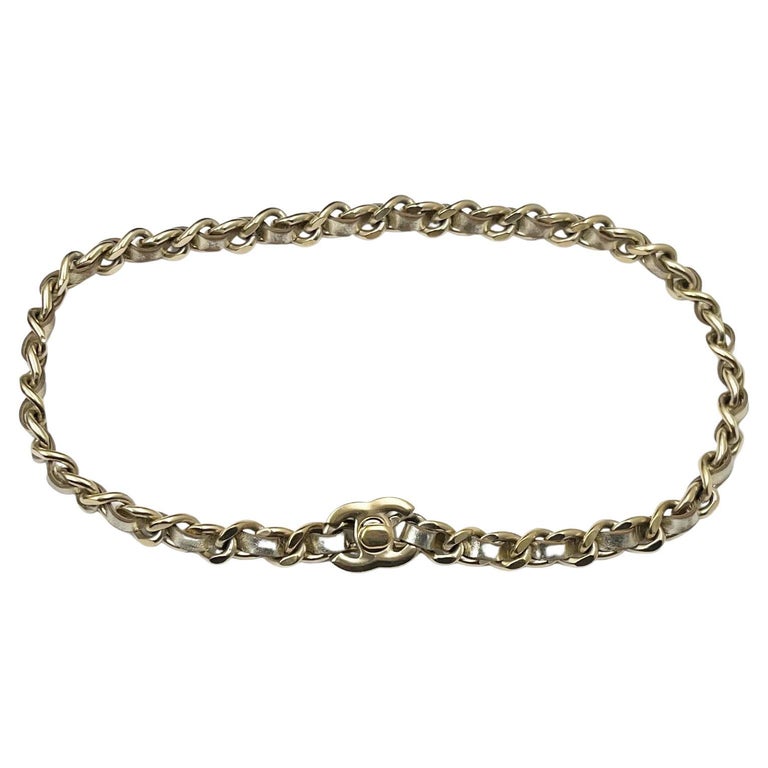 Chanel Gold Leather Bracelet - 46 For Sale on 1stDibs  chanel leather  bracelet, chanel bracelet leather, chanel leather cuff