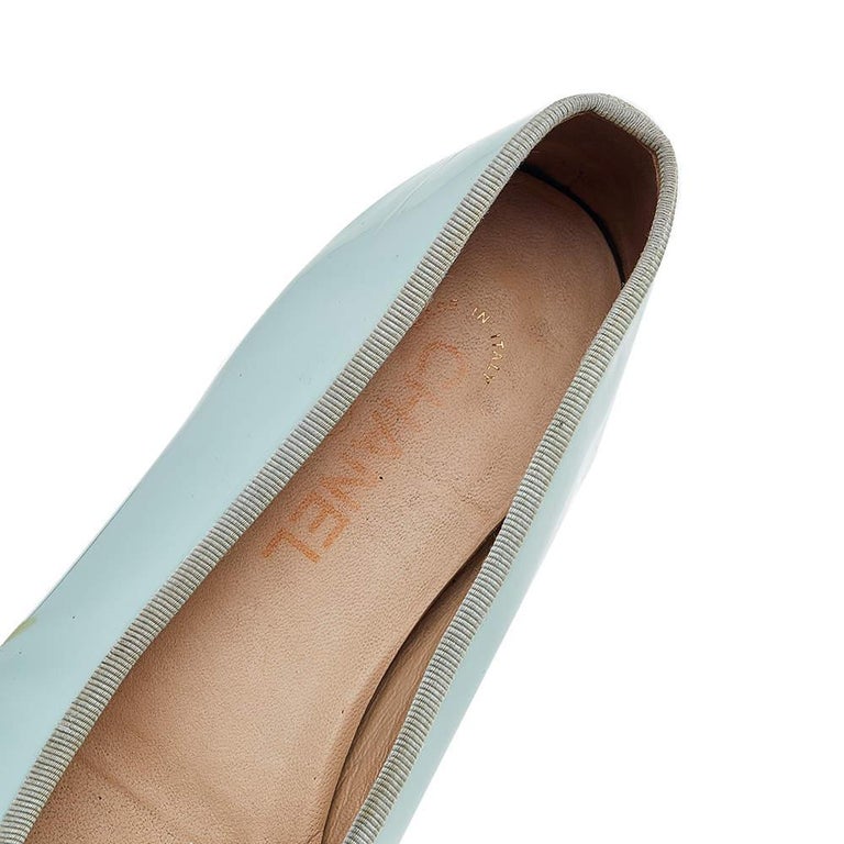 CC Ballet Flats Green Cowhide 313472