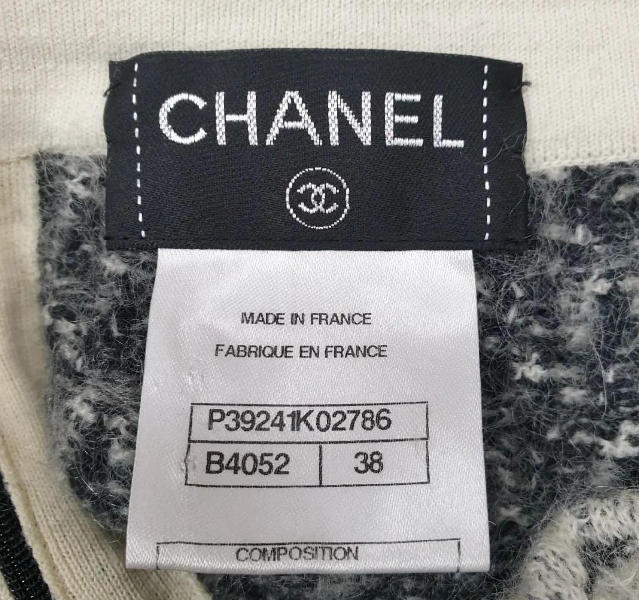 Gray Chanel Light Grey Cashmere Jacket and Mini Skirt Set