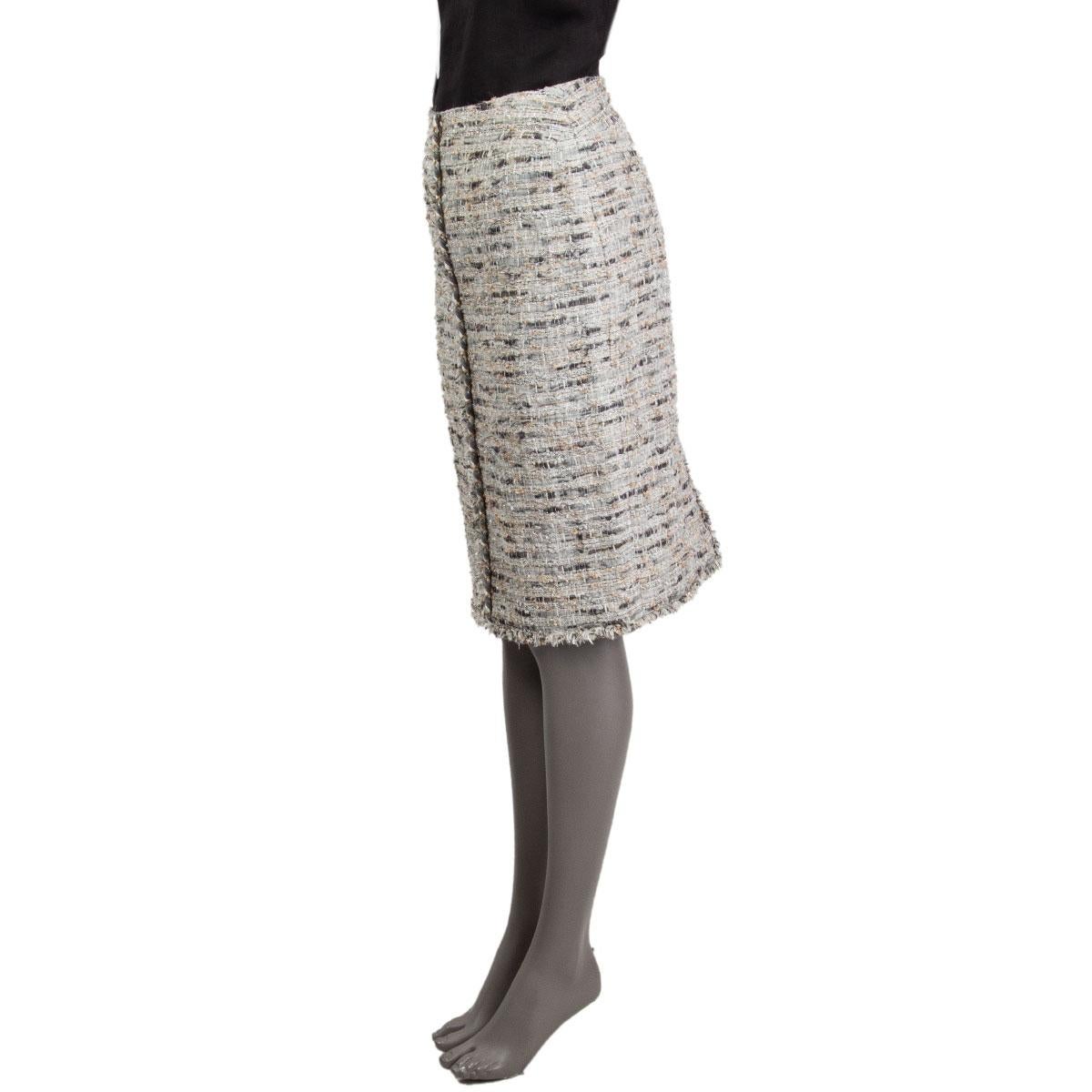 light grey skirt