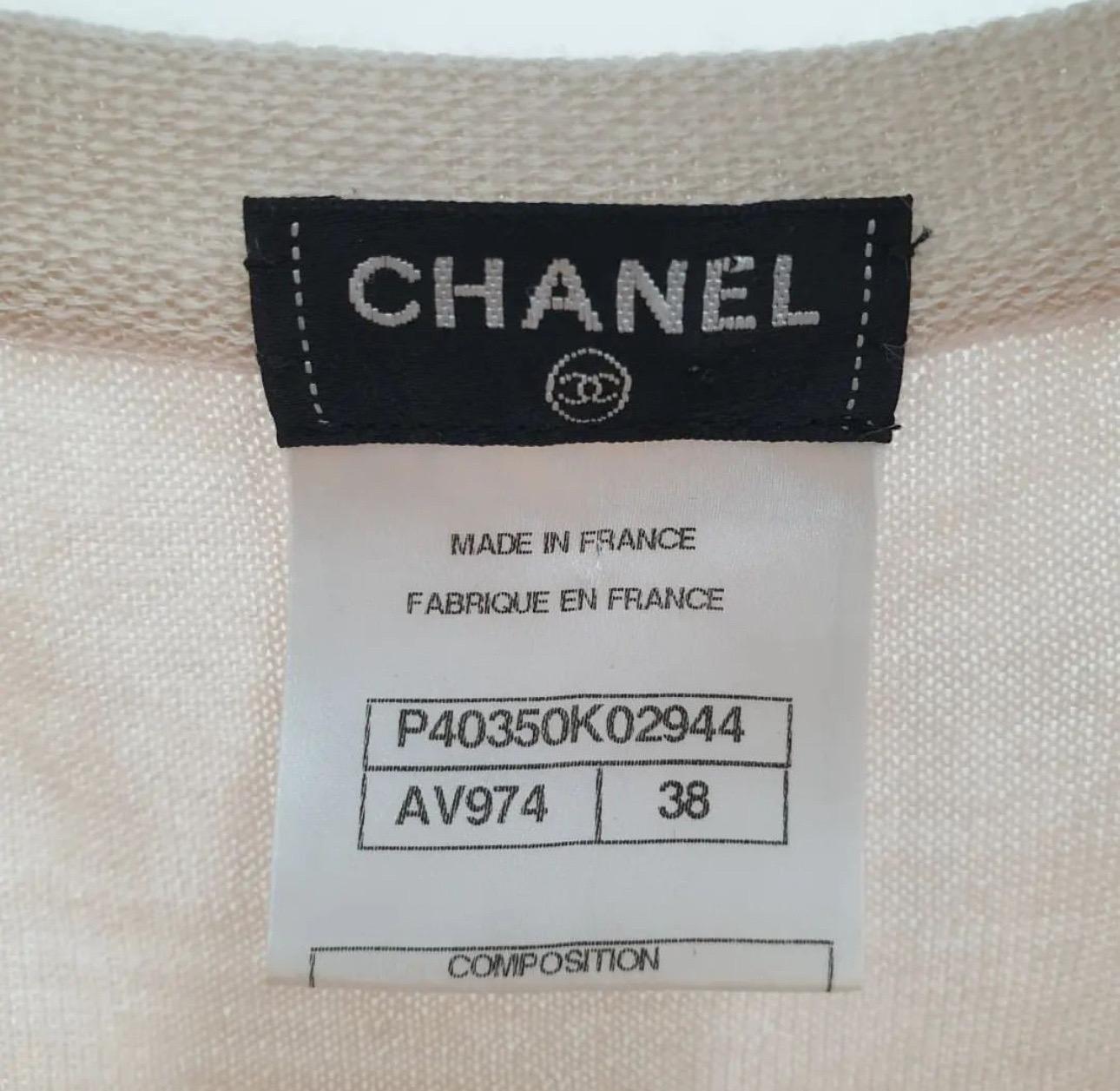 Men's Chanel Light Pink Cashmere CC Logo Top Pullover Jumper Top  For Sale