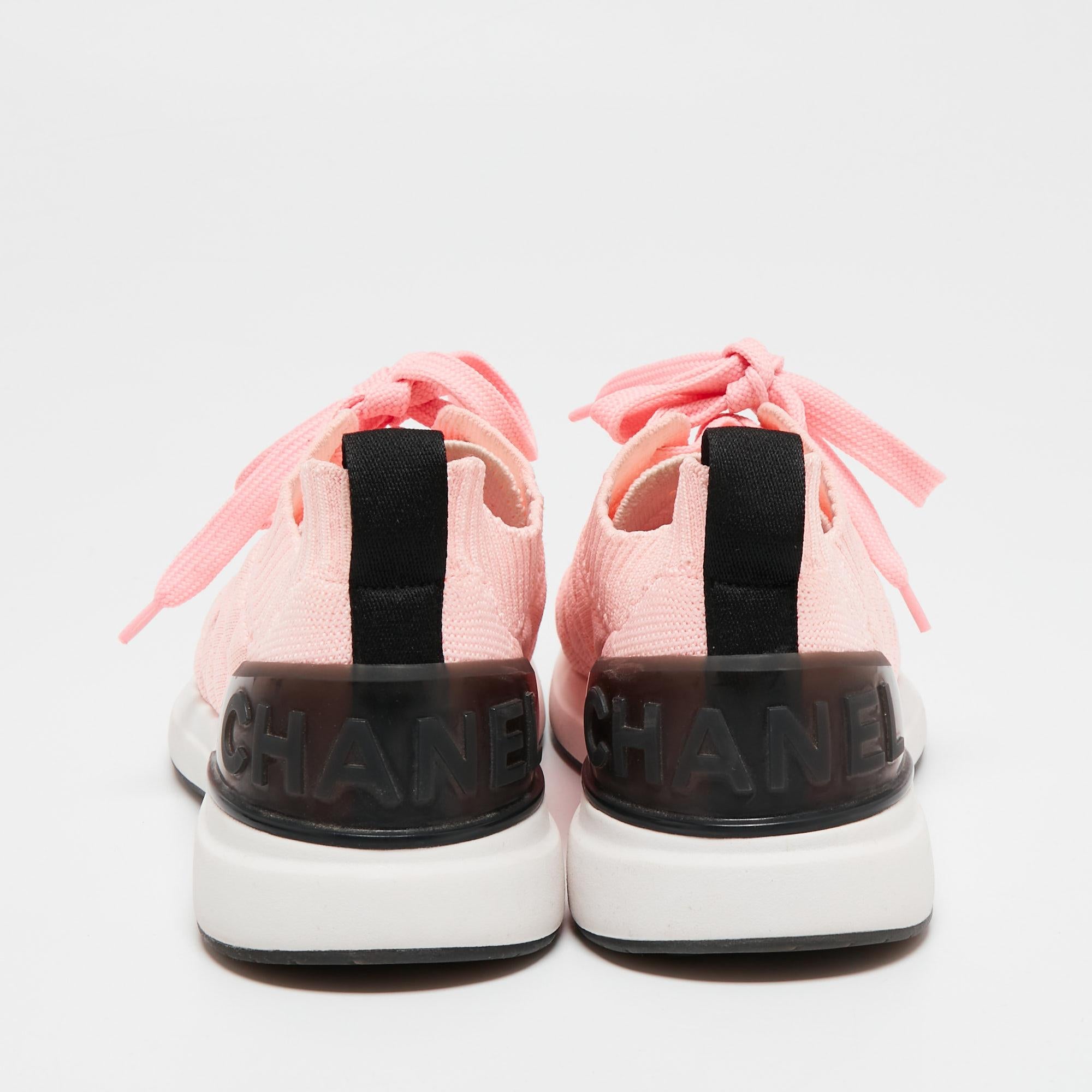 pink chanel sneakers