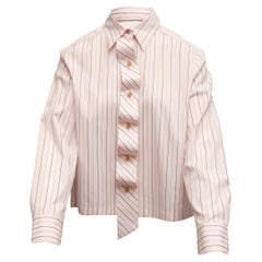 Chanel Light Pink & Multicolor 2002 Button-Up Top