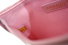 Chanel Light Pink PVC Patent Leather Triple CC Tote