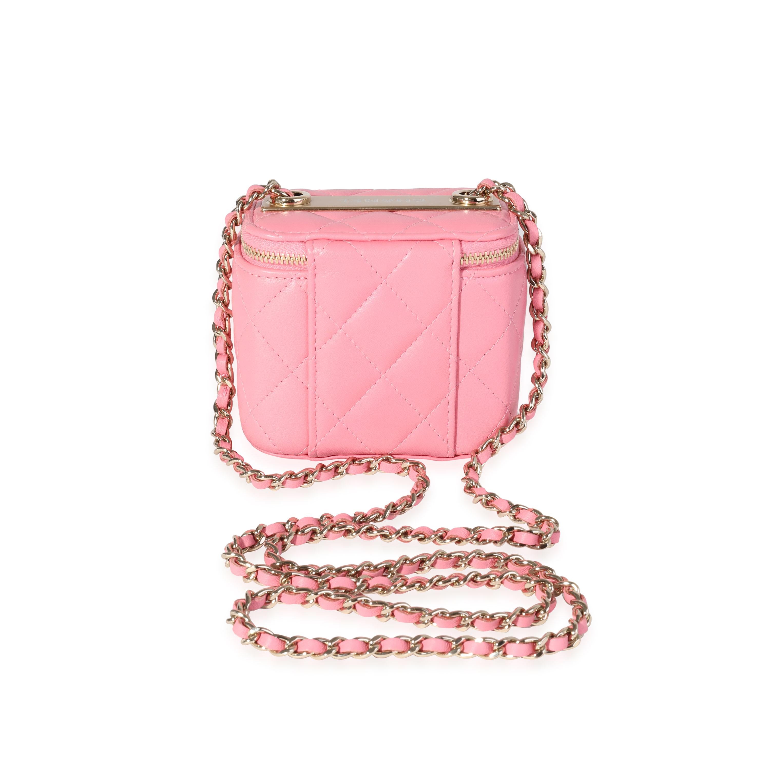 light pink mini purse