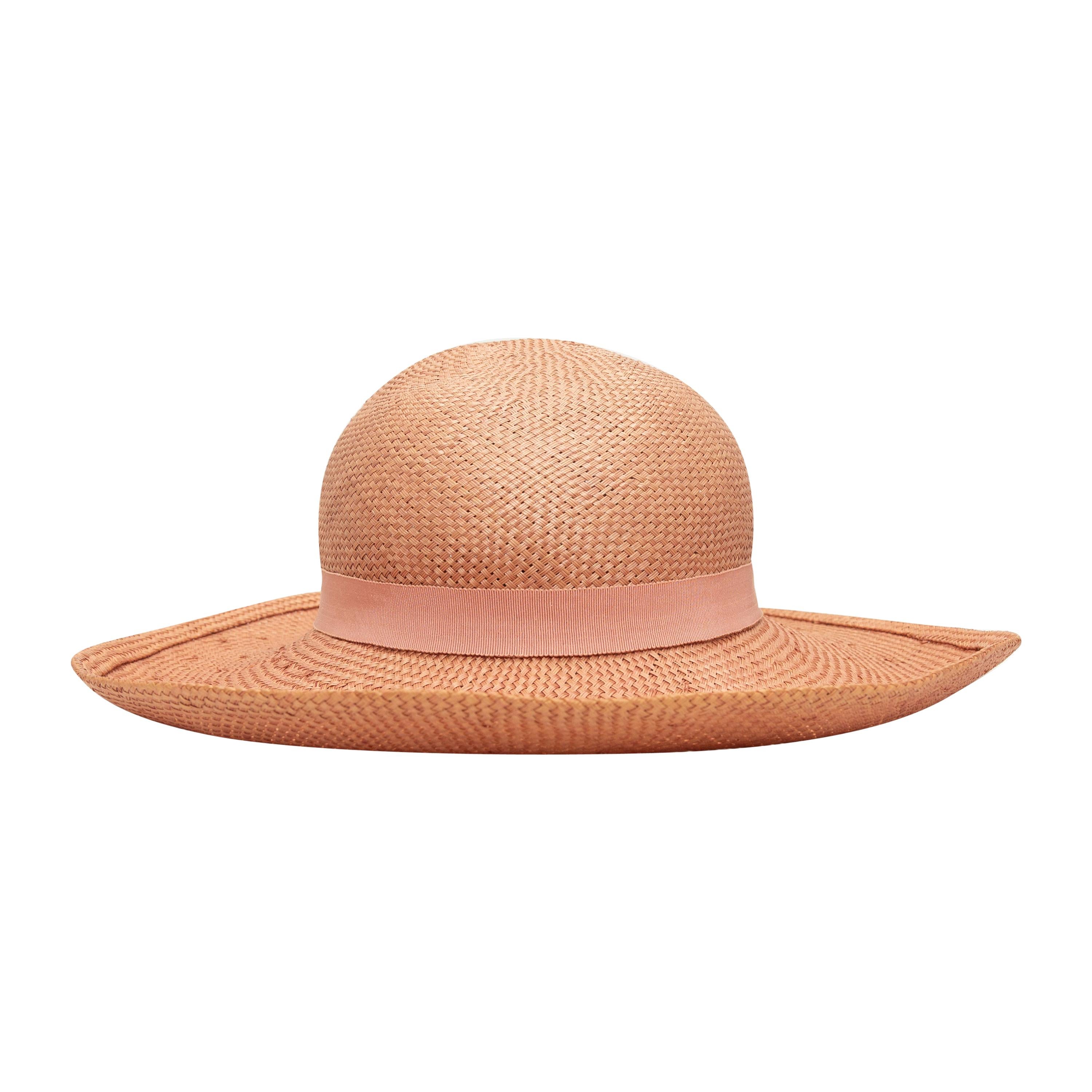 Chanel Light Pink Straw Hat
