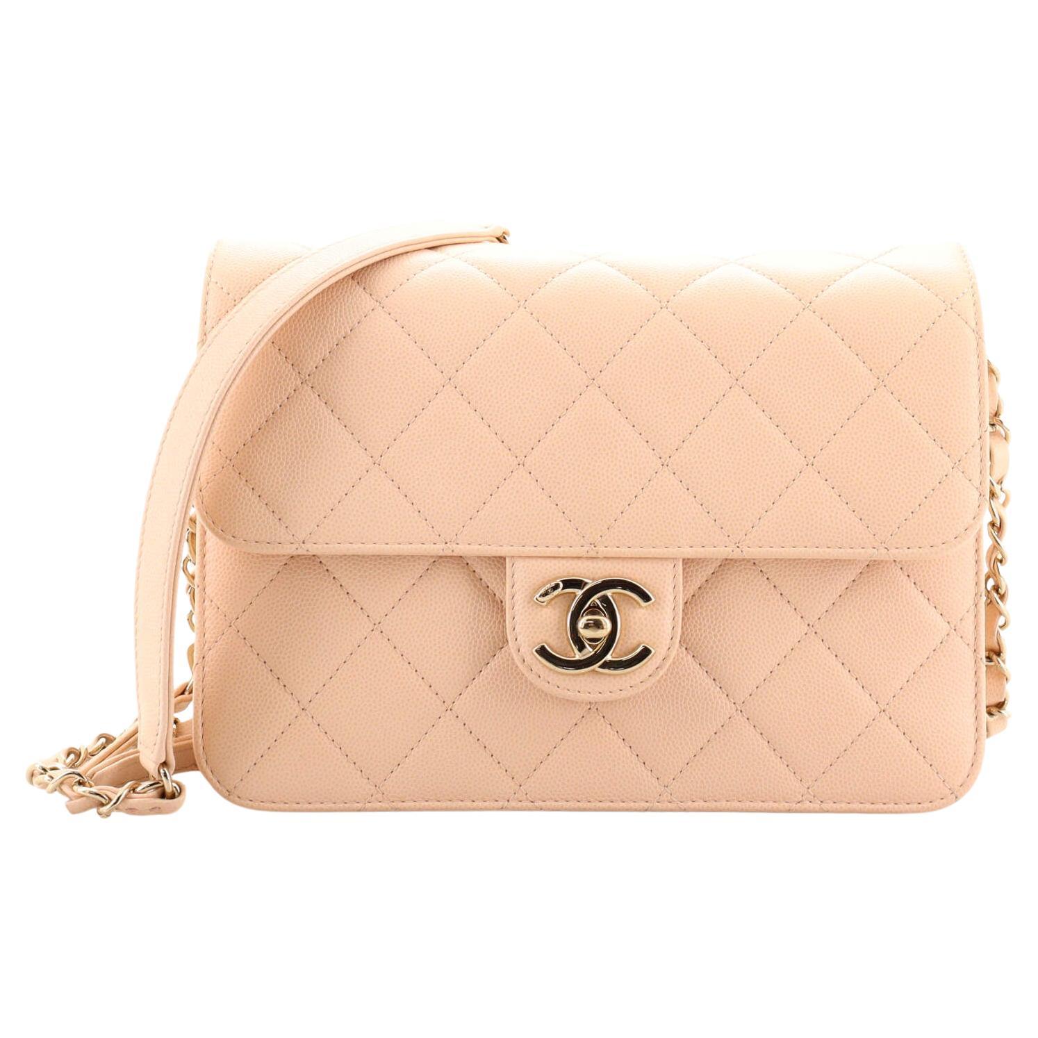 Chanel Neutrals 2022 Like A Wallet Flap Bag Small