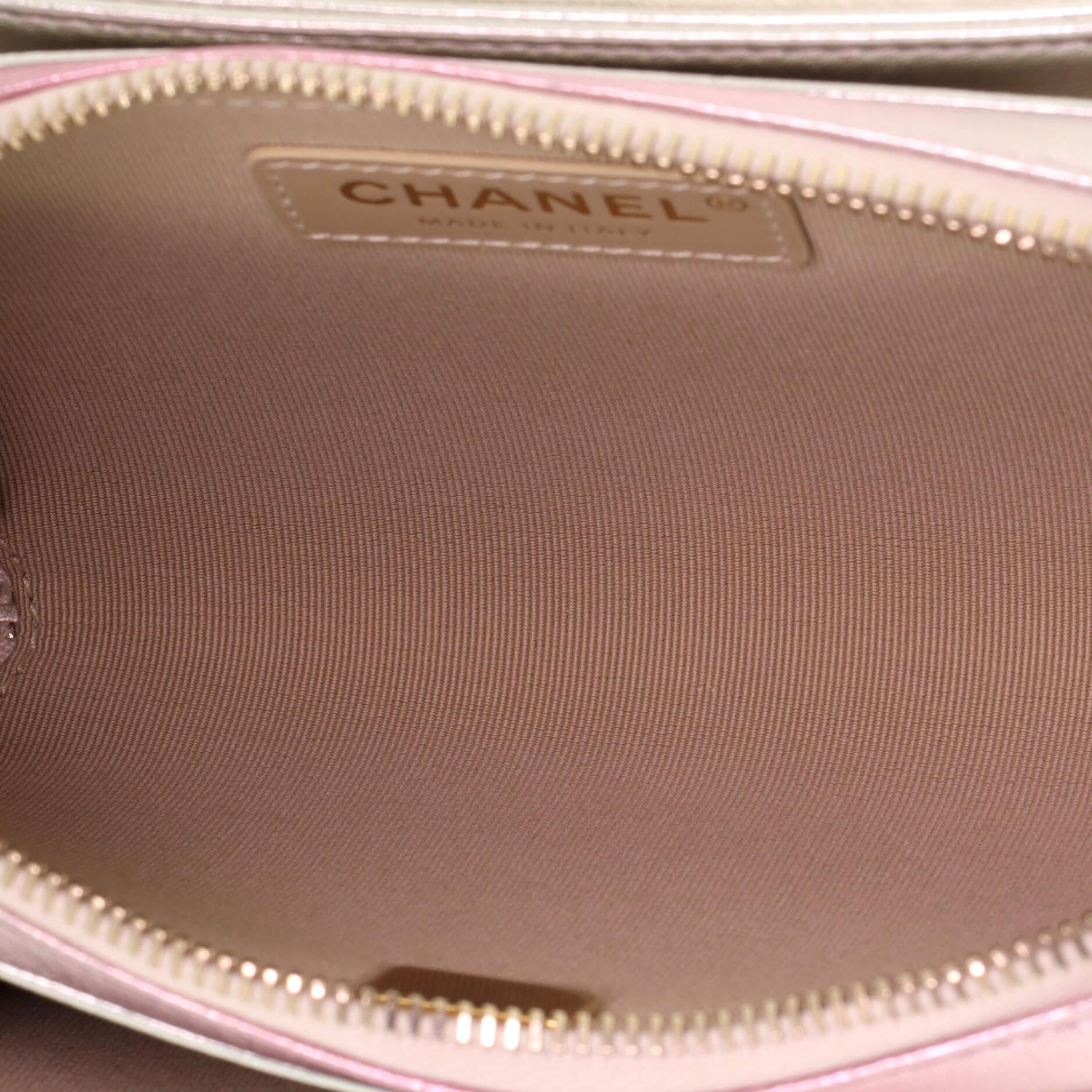 Chanel Like a Wallet Flap Bag Quilted Gradient Metallic Lambskin Mini 1