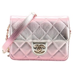 Chanel Like a Wallet Flap Bag Quilted Gradient Metallic Lambskin Mini