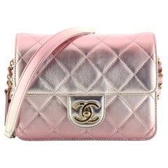 Chanel Like a Wallet Flap Bag Quilted Gradient Metallic Lambskin Mini