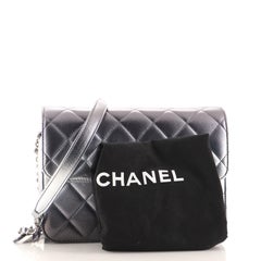 Chanel Like a Wallet Flap Bag Quilted Gradient Metallic Lambskin Small