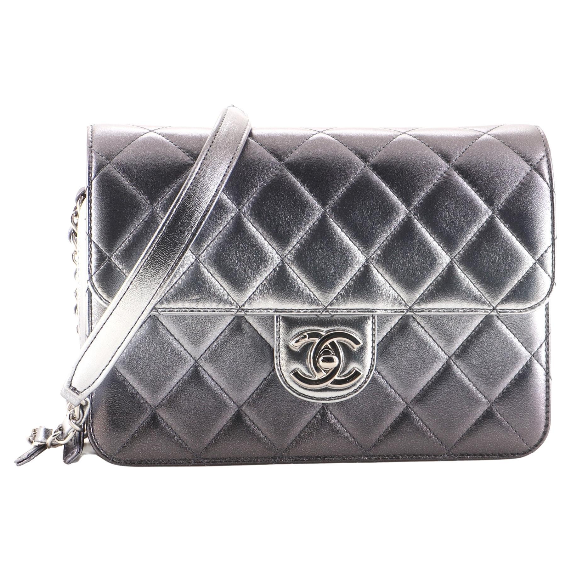 Chanel Like a Wallet Flap Bag Quilted Gradient Metallic Lambskin Small