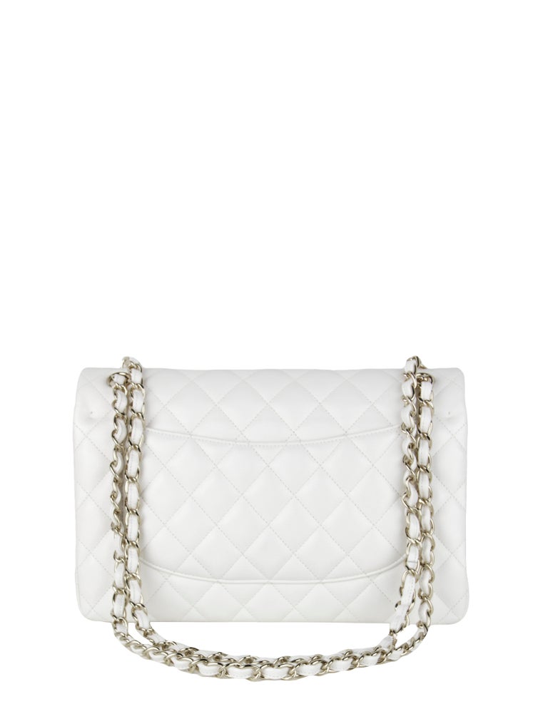 Chanel White 2.55 Reissue Quilted Caviar Leather 225 Flap Bag - Yoogi's  Closet