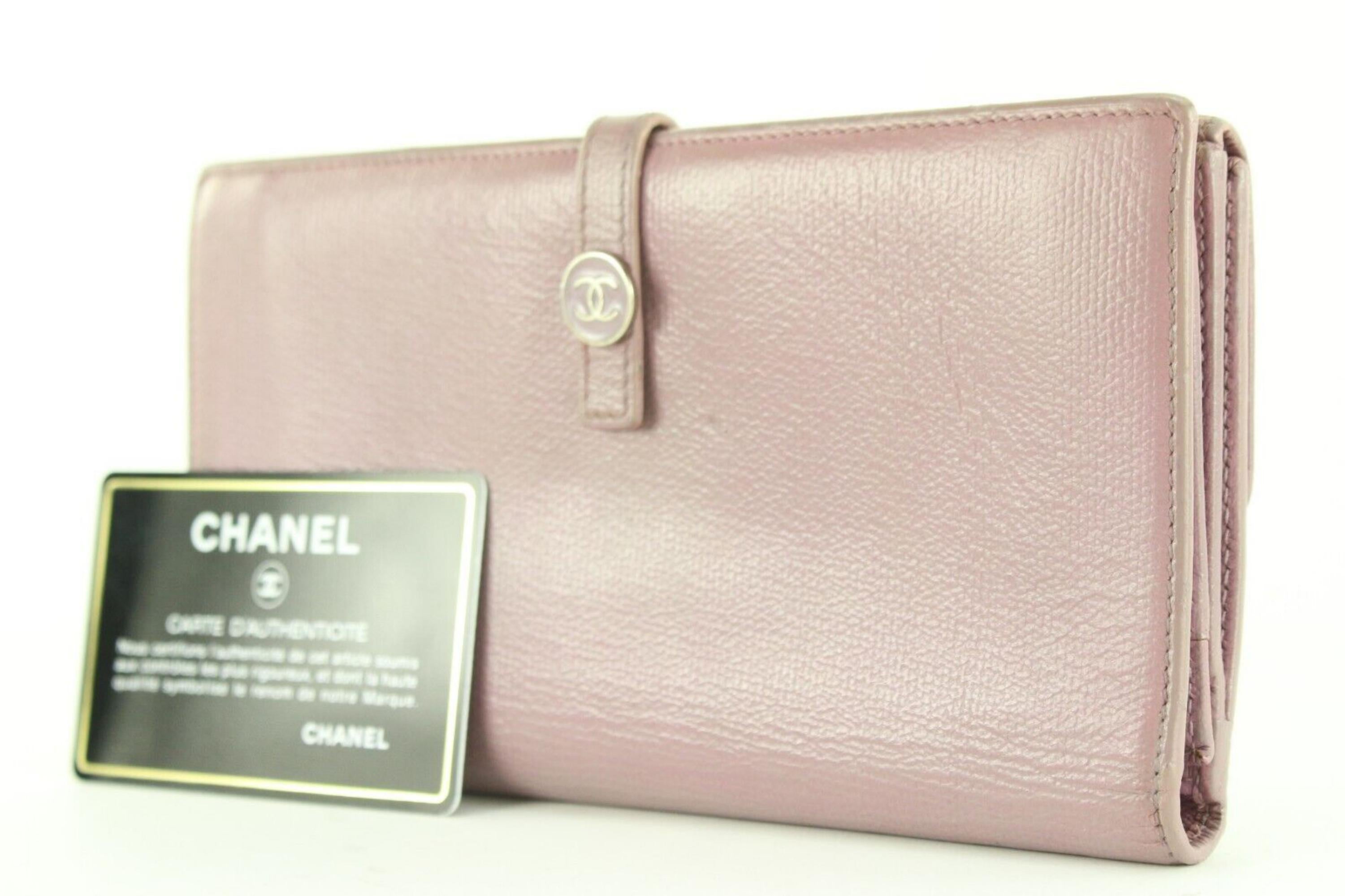 Chanel Lilac Calfskin Wallet 1CC1109 6