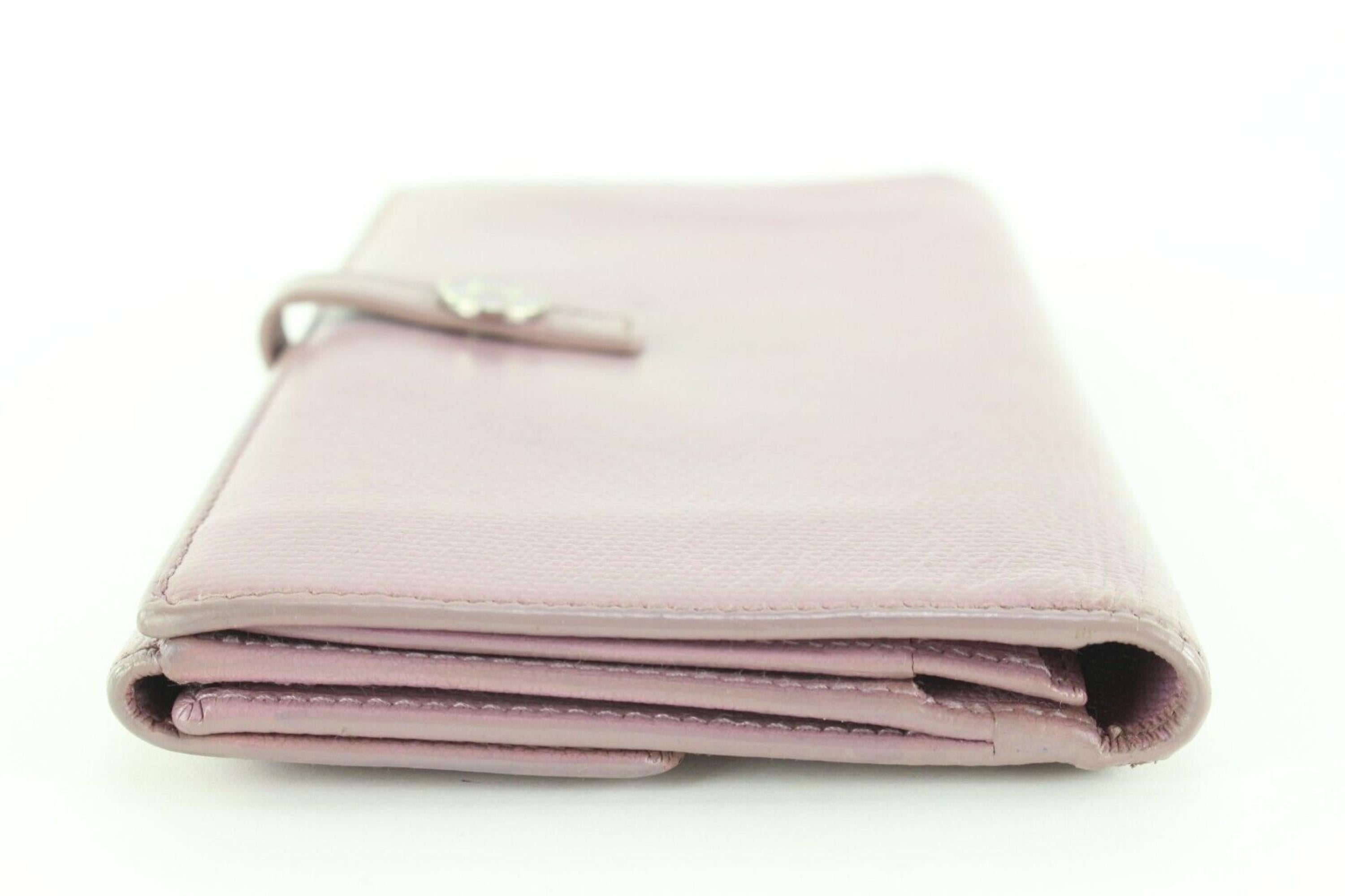 Chanel Lilac Calfskin Wallet 1CC1109 7