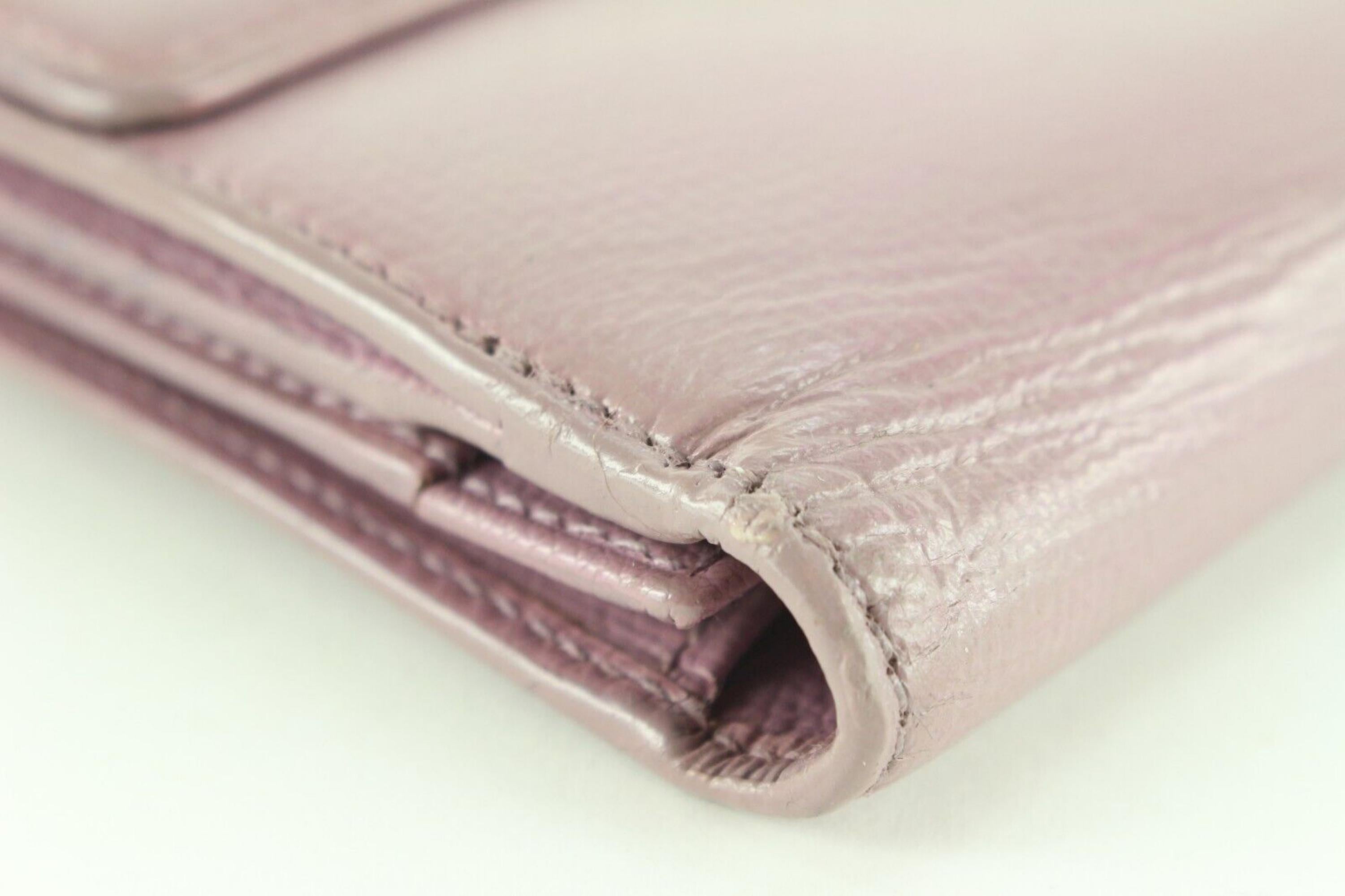 Chanel Lilac Calfskin Wallet 1CC1109 3