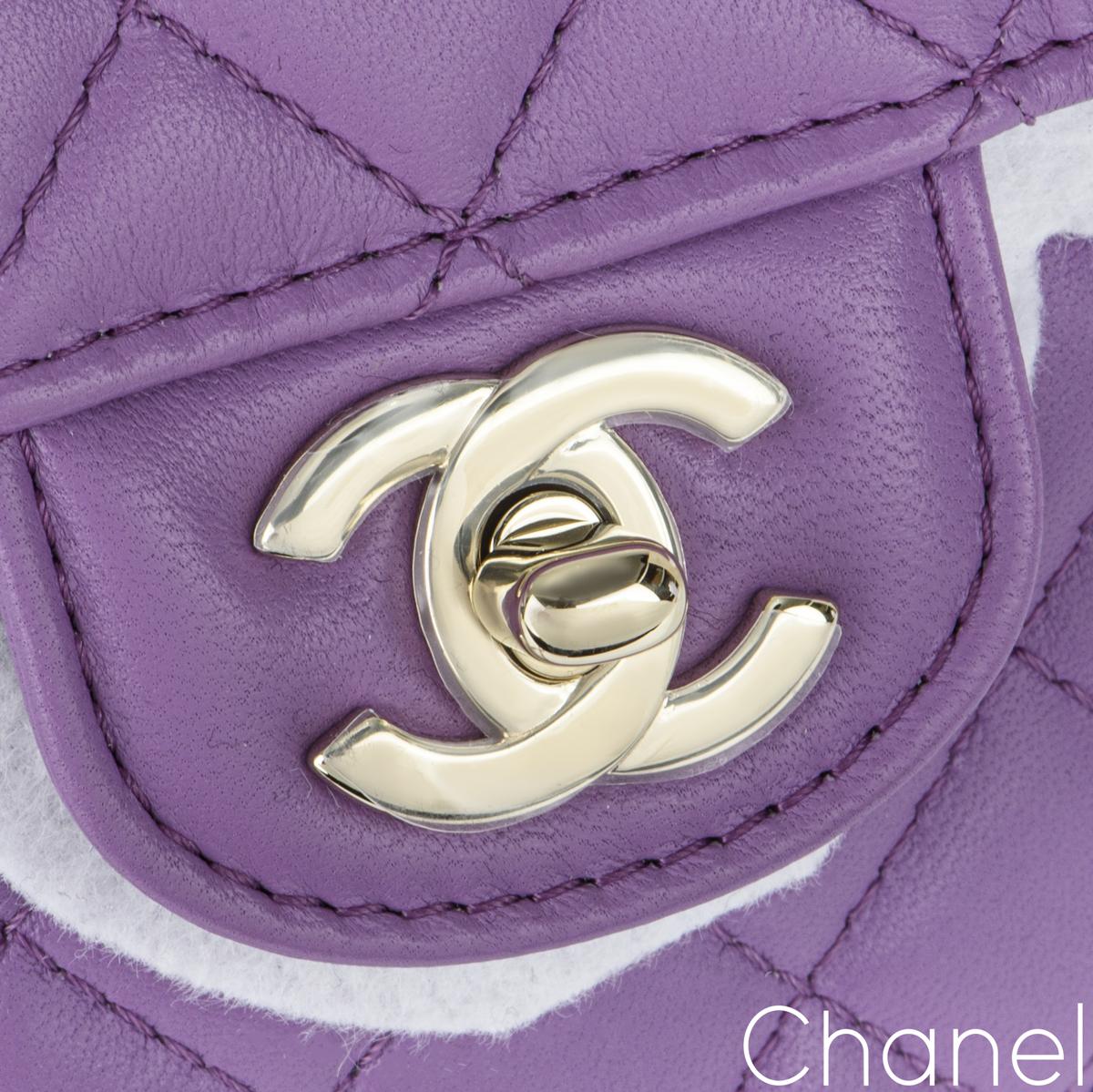 Purple Chanel Lilac Heart Bag