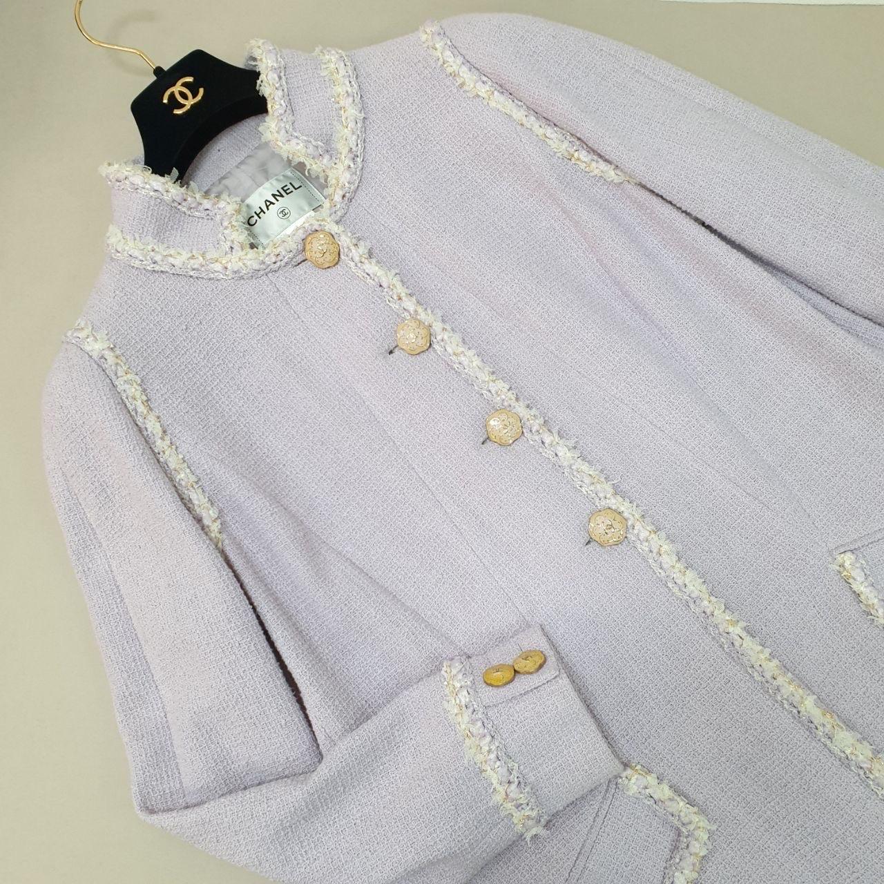 Women's Chanel Lilac Versailles Tweed Jacket