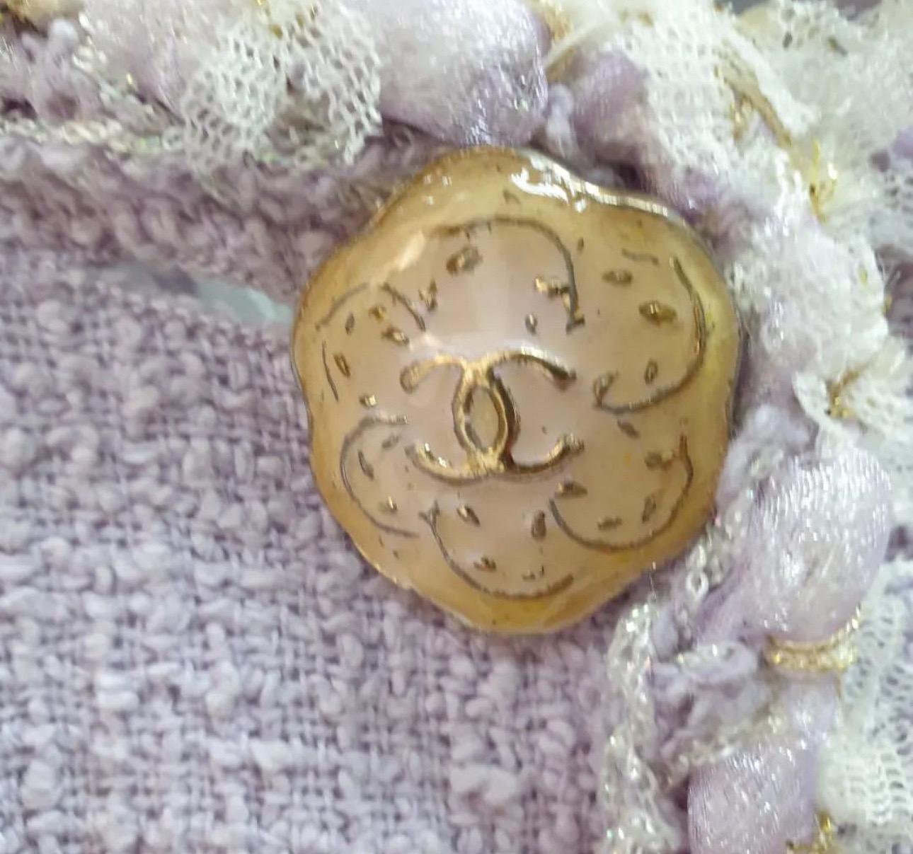 Chanel Lilac Versailles Tweed Jacket 1