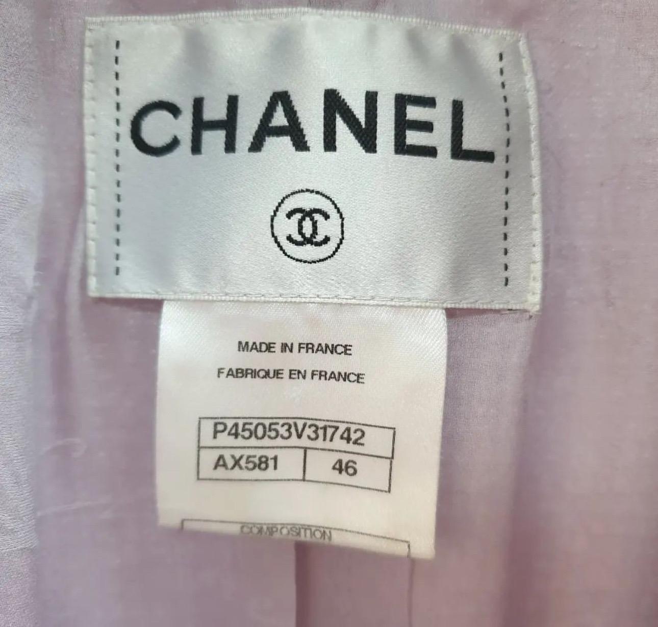 Chanel Lilac Versailles Tweed Jacket 2