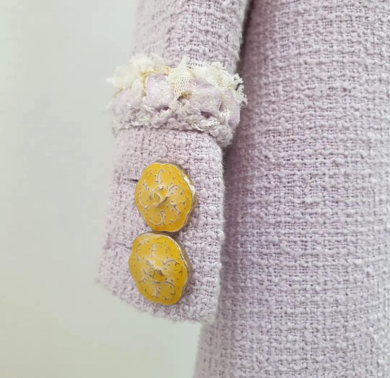 Chanel Lilac Versailles Tweed Jacket 4