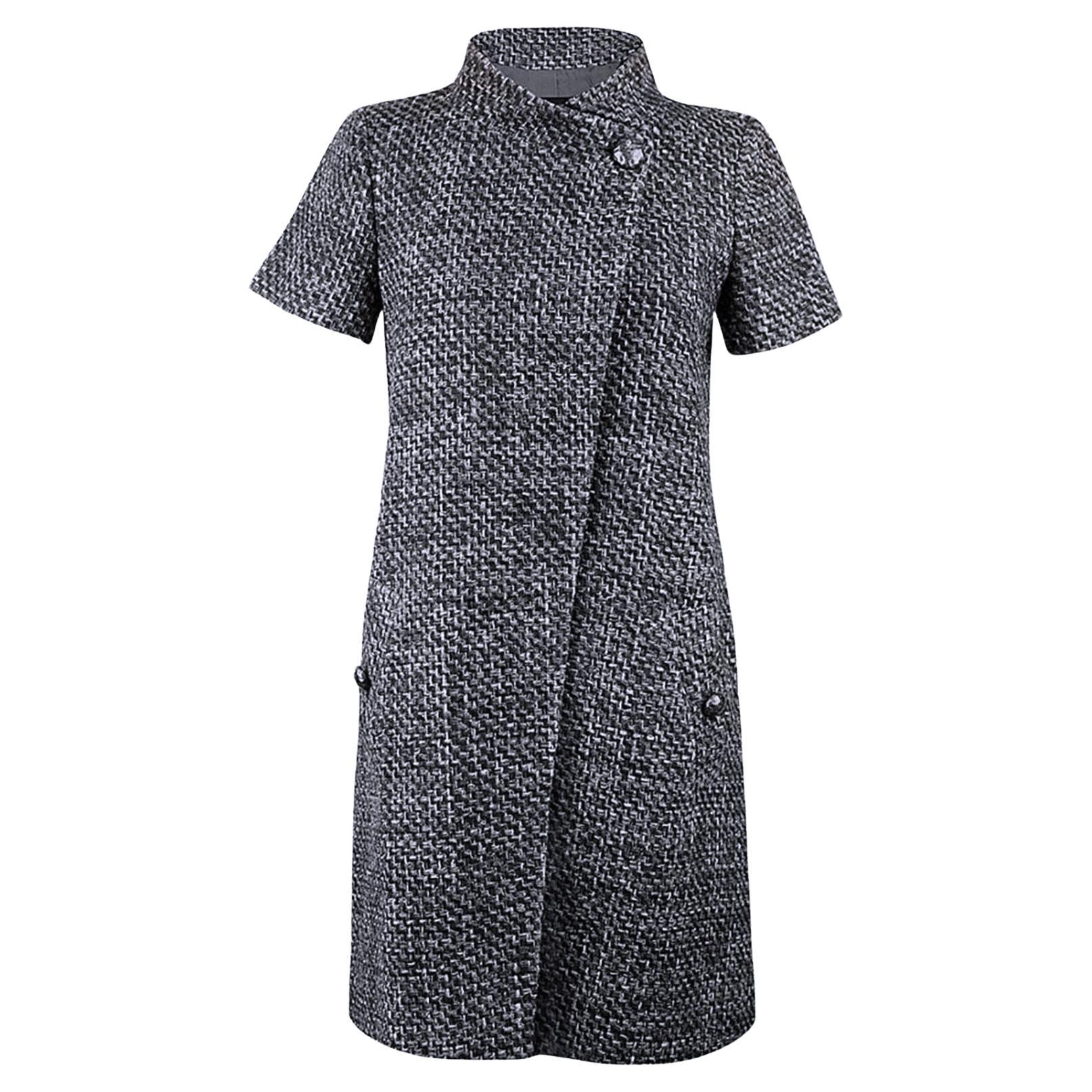 CHANEL Liliy Allen Style Grey Lesage Tweed Jacket 36 FR