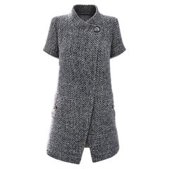 CHANEL Liliy Allen Style Grey Lesage Tweed Jacket 36 FR